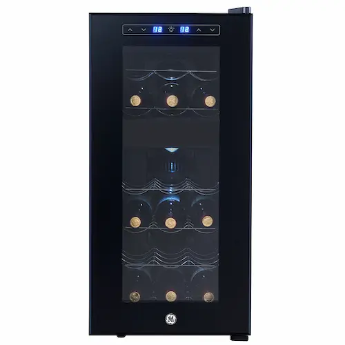 Cava de vino 12 botellas Negra GE Appliances
