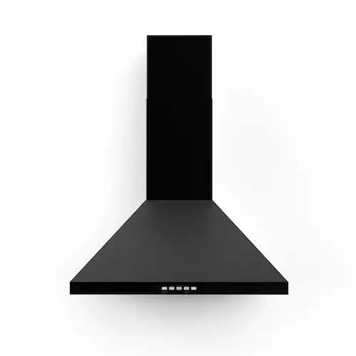 campana de cocina de color negro
