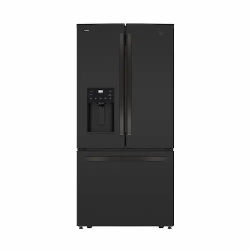 refrigerador bottom freezer de color negro